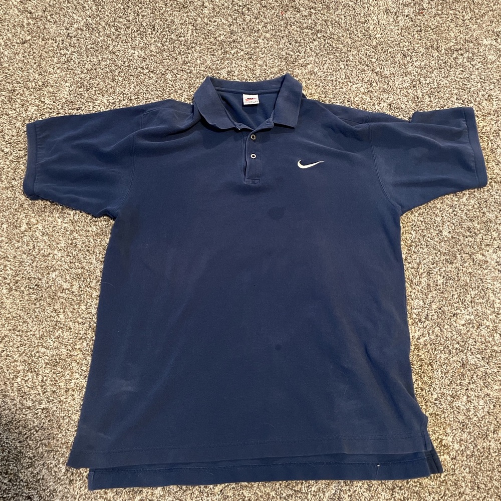 Vintage mid to late 90’s Nike navy polo size L